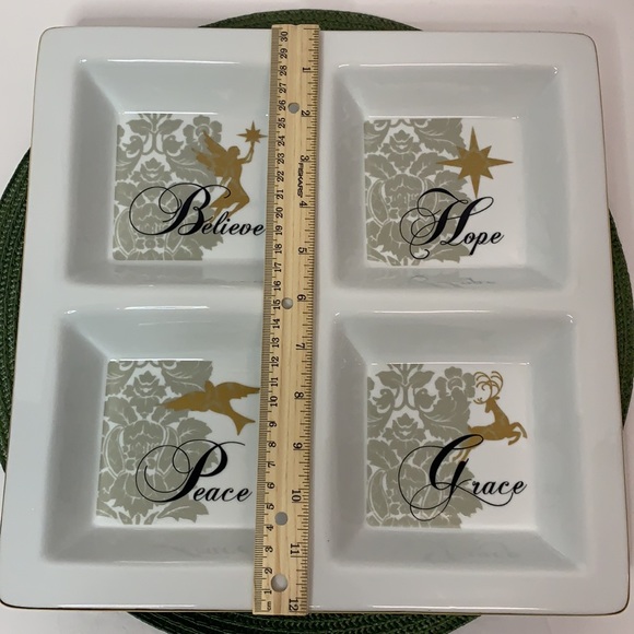 Kohl’s Spirit of the season Christmas platter - Picture 10 of 12